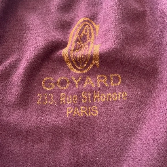 GOYARD Paris Authentic Large Tote Bag Sleeper NEW! 21.5" 14" RARE xl Gold Logo - Picture 2 of 5